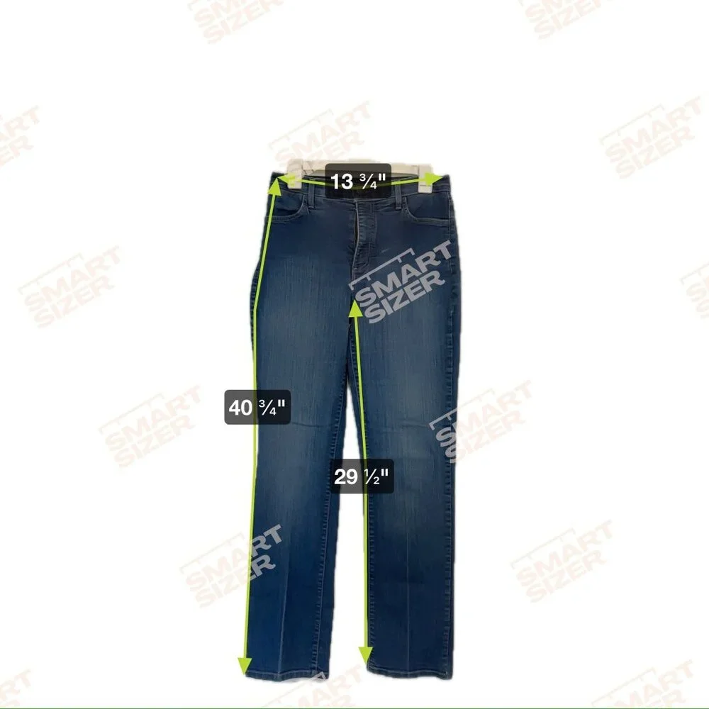 NYDJ Lift Tuck Technology Womens Straight Leg Denim Jeans Size 14